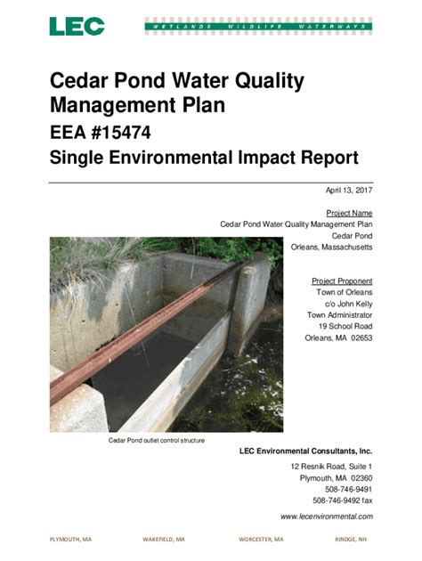 area wide water quality management plan